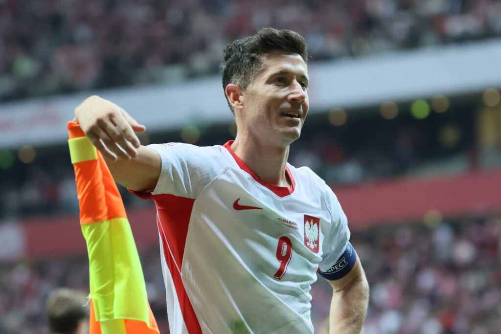 Piłkarz reprezentacji Polski Robert Lewandowski. Fot. PAP/Leszek Szymański