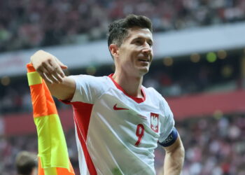 Piłkarz reprezentacji Polski Robert Lewandowski. Fot. PAP/Leszek Szymański