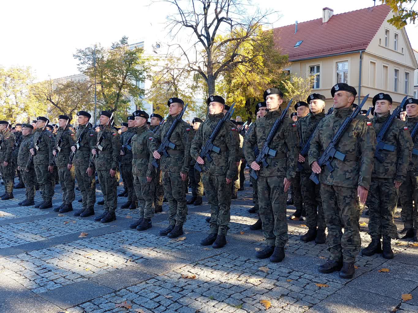 Przysięga wojskowa w Zielonej Górze