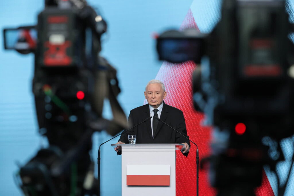 Na zdjęciu Jarosław Kaczyński, prezes PiS (PAP/Paweł Supernak)