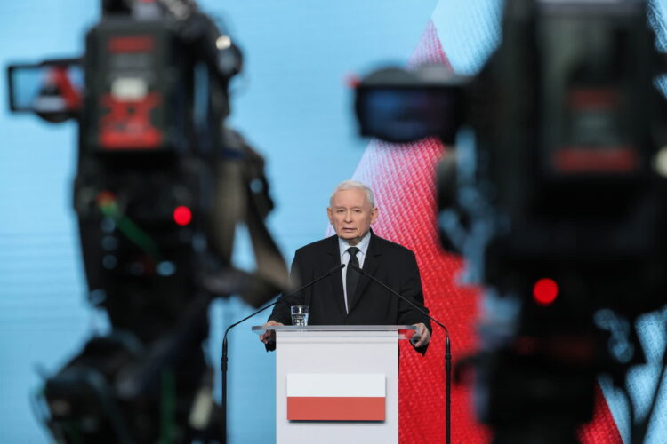 Na zdjęciu Jarosław Kaczyński, prezes PiS (PAP/Paweł Supernak)