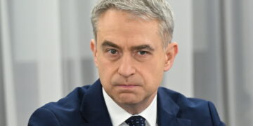 Wicepremier, minister cyfryzacji Krzysztof Gawkowski. Fot. PAP/Radek Pietruszka