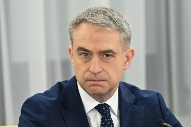 Wicepremier, minister cyfryzacji Krzysztof Gawkowski. Fot. PAP/Radek Pietruszka