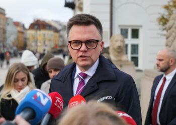 Szymon Hołownia. Fot. PAP/Paweł Supernak