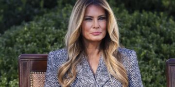 Melania Trump. Fot. Fot. EPA/JIM LO SCALZO