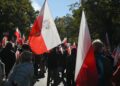 Manifestacja przed Trybunałem Konstytucyjnym. Fot. PAP/ Marcin Obara