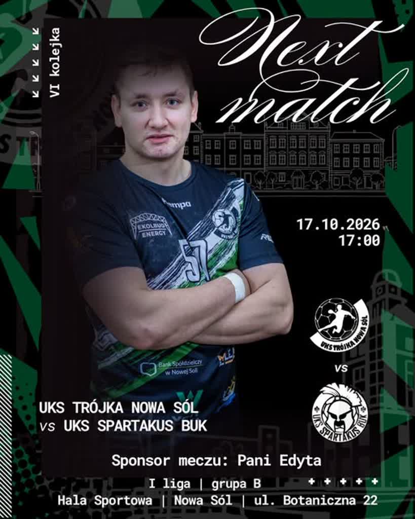 Trójka faworytem w meczu ze Spartakusem Buk
