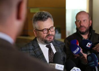 Rzecznik prasowy prokuratury, prok. Piotr Skiba. Fot. PAP/Paweł Supernak