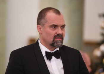 Ambasador RP w Chinach Jakub Kumoch. Fot. PAP/Andrzej Lange