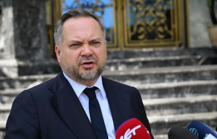 Wiceminister aktywów państwowych Konrad Gołota. Fot. PAP/ Radek Pietruszka