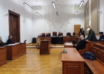 Proces Piotra M., byłego milicjanta i właściciela strzelnicy. Należące do niego psy zagryzły 46-letniego mężczyznę (fot. Piotr Bakselerowicz)