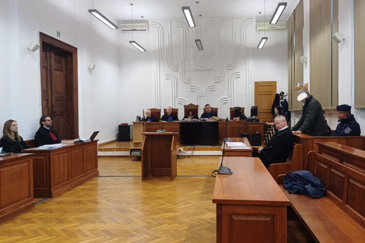 Proces Piotra M., byłego milicjanta i właściciela strzelnicy. Należące do niego psy zagryzły 46-letniego mężczyznę (fot. Piotr Bakselerowicz)