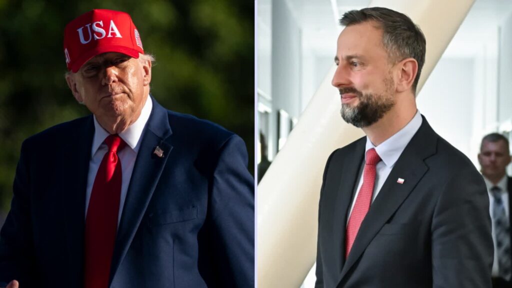 Donald Trump i Władysław Kosiniak-Kamysz. Fot. Kolaż zdjęć PAP