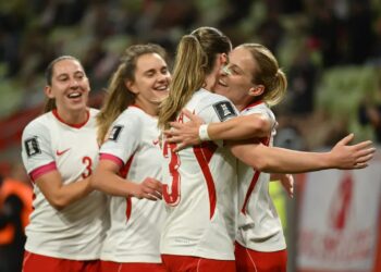 Piłkarki reprezentacji Polski w Gdańsku po dogrywce wygrały z Belgią 3:2. Fot. PAP/ Adam Warżawa