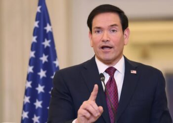 Sekretarz stanu USA Marco Rubio. Fot. PAP/EPA/ GEORGE VITSARAS
