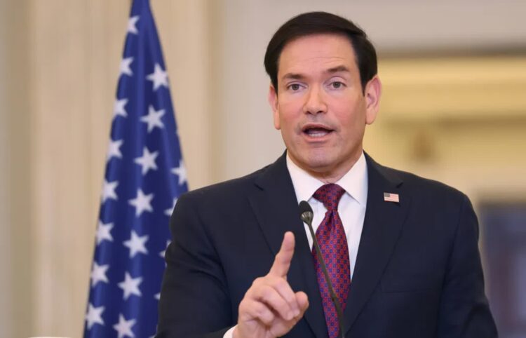 Sekretarz stanu USA Marco Rubio. Fot. PAP/EPA/ GEORGE VITSARAS