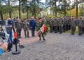 Apel z okazji Święta Żołnierza Rezerwy na Skwerze Czołgisty w Żaganiu (fot. Piotr Bakselerowicz)