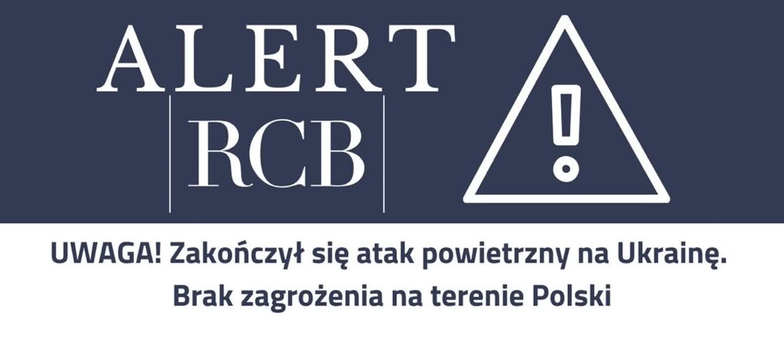 Omyłkowy alert RCB