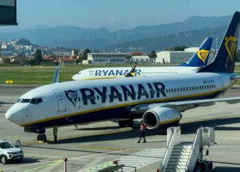 Samoloty linii Ryanair, fot. PAP/Darek Delmanowicz